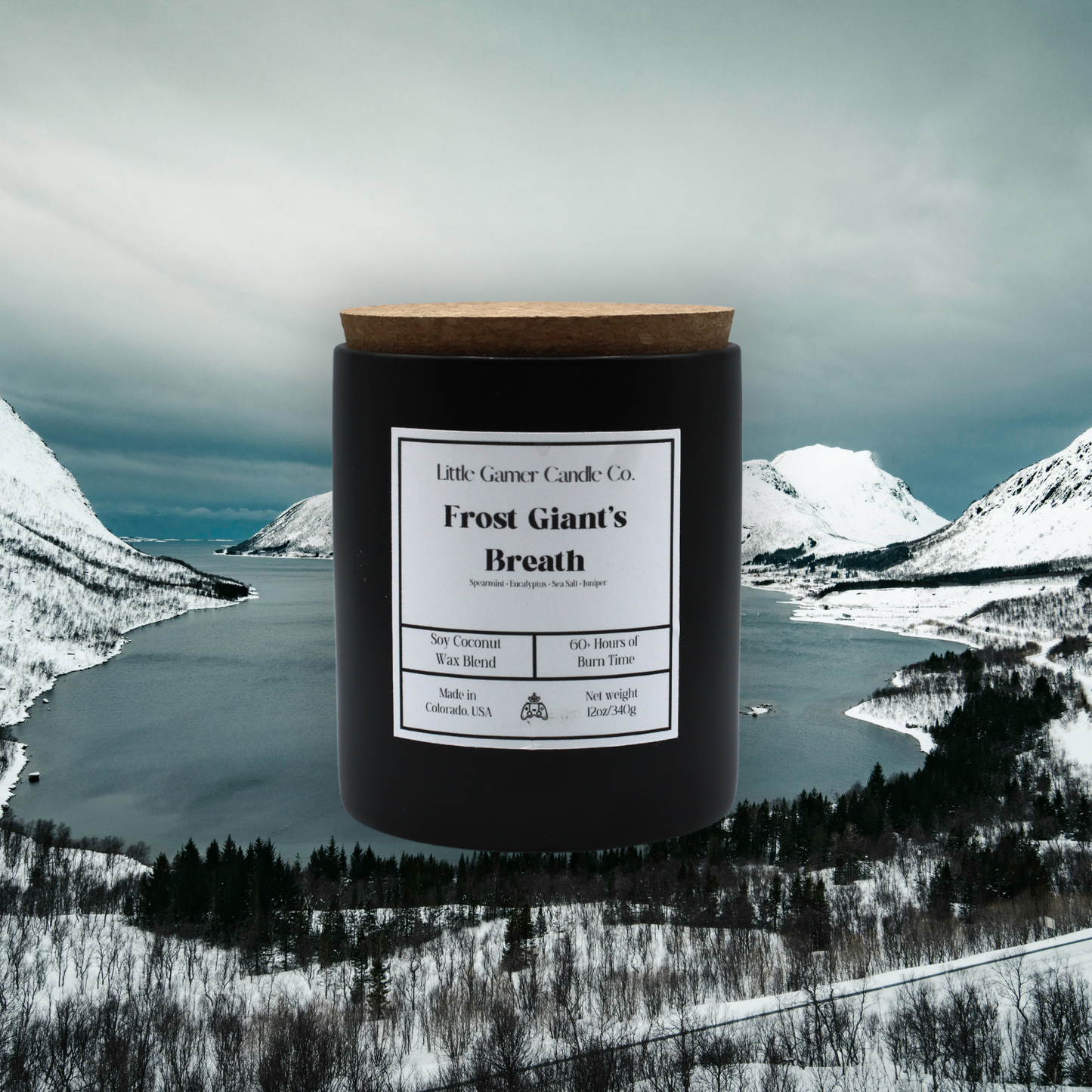 Frost Giant's Breath Scented Candle