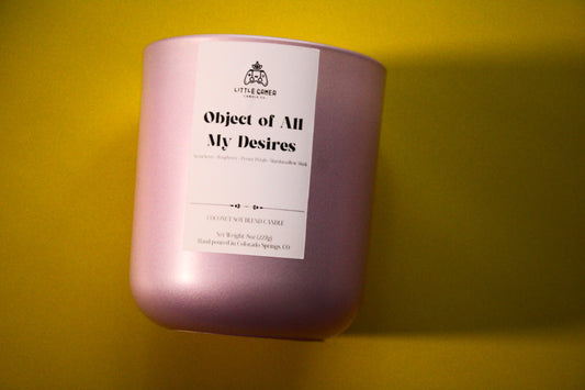 Object of All My Desires Scented Soy Candle